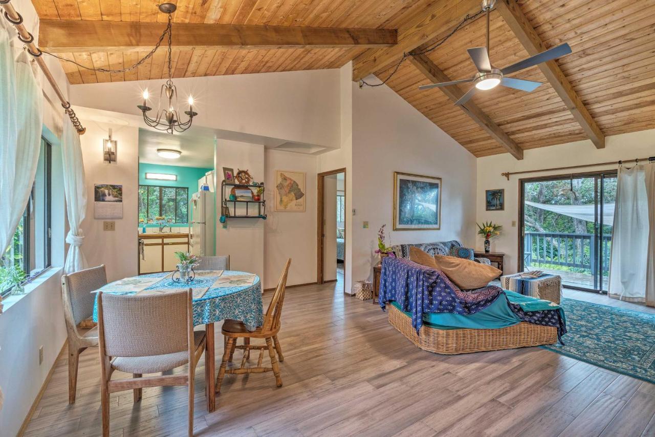 Peaceful Abode With Deck, 13 Mi To Black Sand Beach! Naalehu ภายนอก รูปภาพ