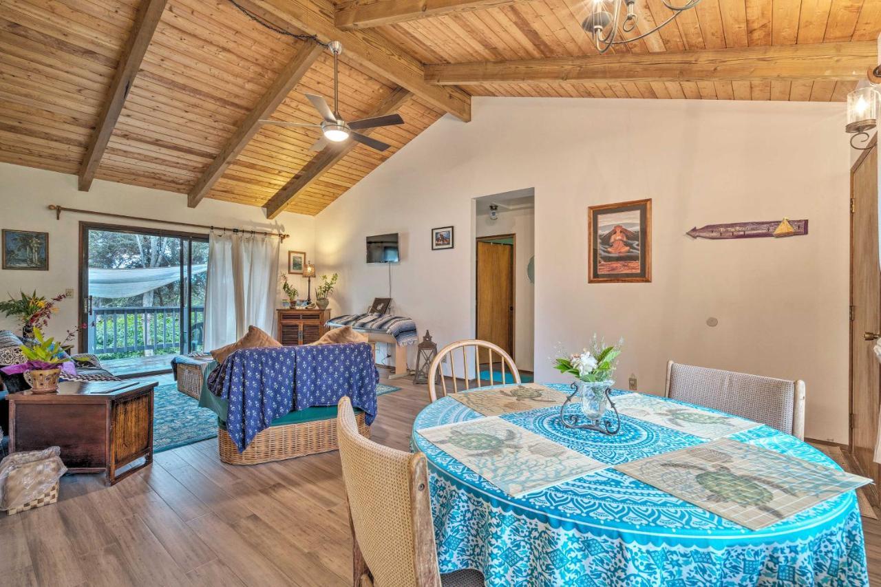 Peaceful Abode With Deck, 13 Mi To Black Sand Beach! Naalehu ภายนอก รูปภาพ